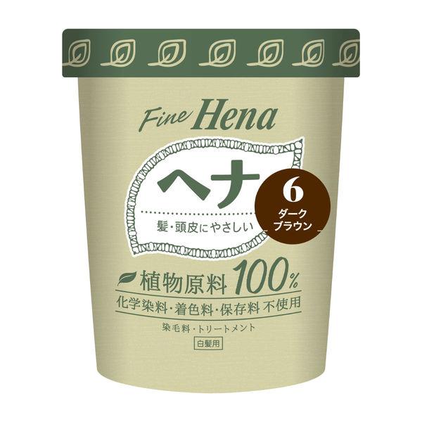 テンスター ファインヘナ ダークブラウン 80g（40g×2パック）2個セット 三宝 ヘナ 白髪染め