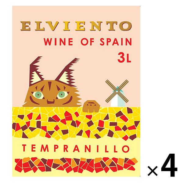 スペイン エルヴィエント テンプラニーリョ BIB 3L 赤ワイン ミディアムボディ 1本×4 南アルプスワインアンドビバレッジ