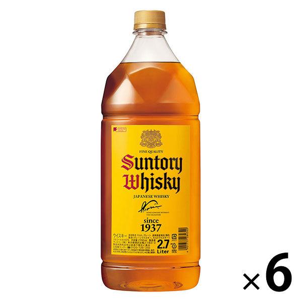 サントリー 角瓶 40度 2.7L ペット 1セット（1本×6） ウイスキー