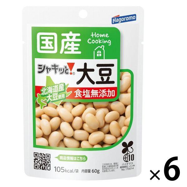 他サイト： はごろもフーズ HomeCooking　シャキッと大豆（国産）　料理素材・パウチ 6袋の商品画像