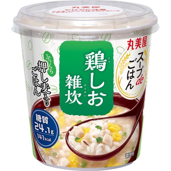 丸美屋 スープdeごはん 鶏しお雑炊（押し麦ごはん付き） 70.3g