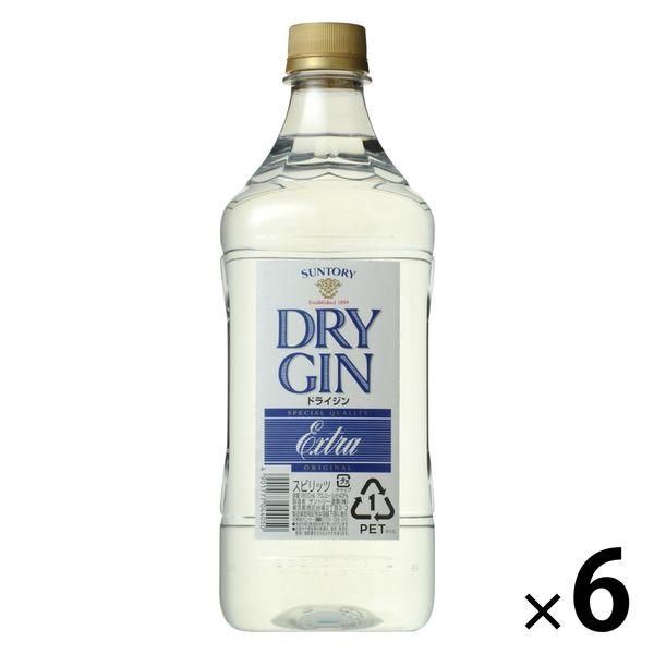 サントリー ドライジン エクストラ キングサイズ 40度 1.8L 1800ml 1セット（6本） ジン