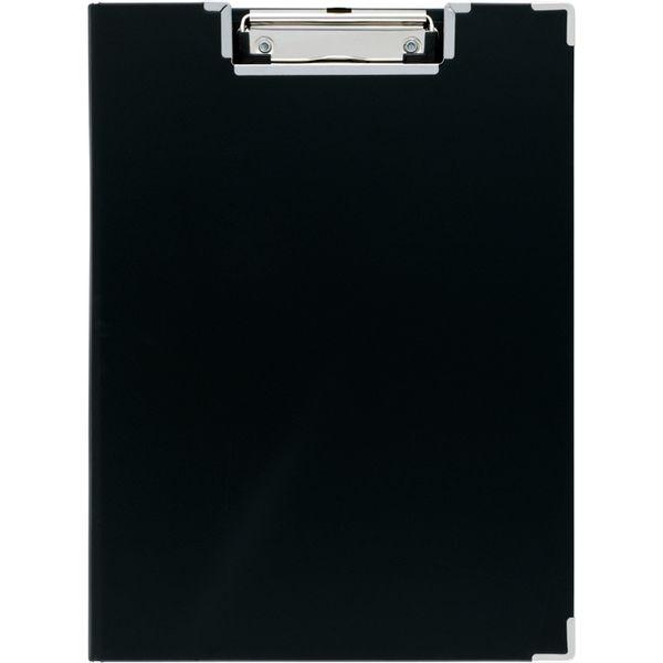 キングジム クリップボードBFカバー付 A4ヨコ型 黒 309BFクロ 1冊