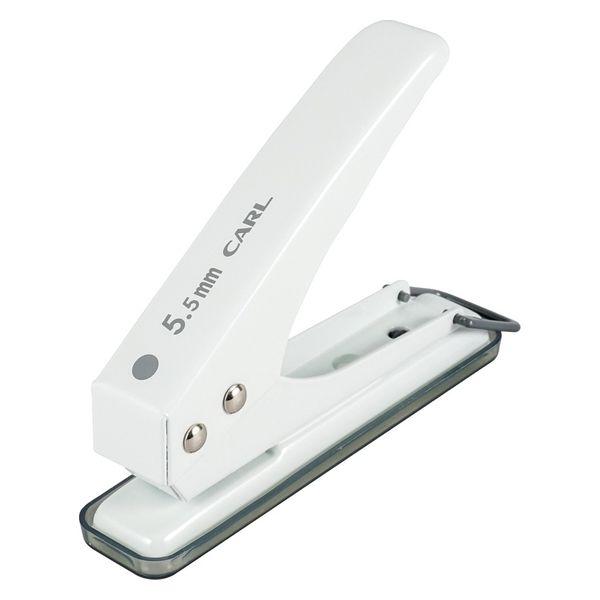カール事務器 1穴パンチ 穴径5.5mm SD-155-W 1個