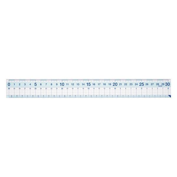 レイメイ藤井 再生PET定規 すべり止め付き 30cm APJ257