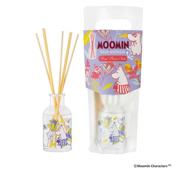 【ギフト】 ムーミン リードディフューザー 野ばらの庭 ナチュラルな野バラの香り 100mL 1個 グローバルプロダクトプランニング