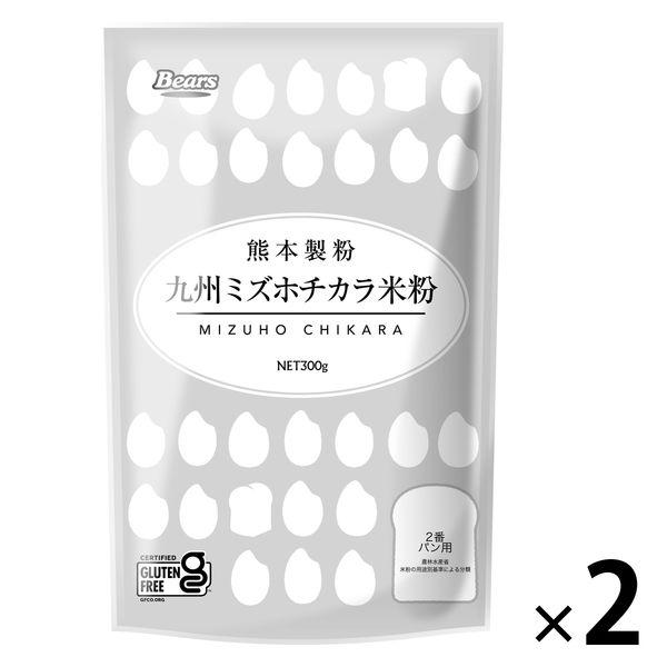 熊本製粉 九州ミズホチカラ米粉 300g 1セット（1個×2）