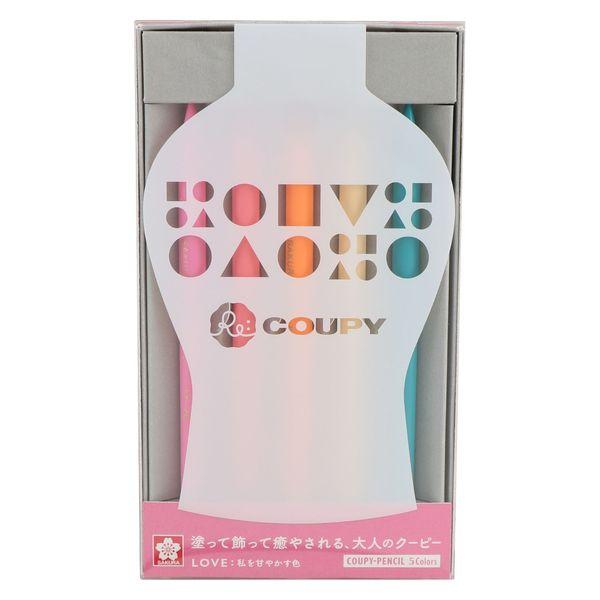 【アウトレット】サクラクレパス リ・クーピー 5色セット＜LOVE＞ FY5RE-A 1個