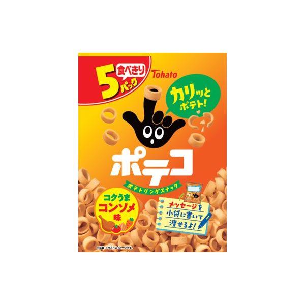 5Pポテコ コンソメ味 95g（19g×5袋） 1袋 東ハト スナック菓子