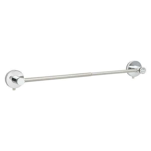 レック 伸縮ステンタオル掛け(プッシュ式ジェル吸盤)50cm B00430 1個