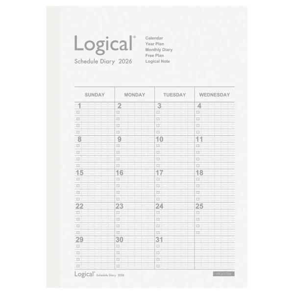 エンボス加工を施した上品な風合いの表紙が特徴のAタイプ。気品あるペールトーンの表紙でシーンを選ばず使いやすい！日曜始まり週のはじまりを日曜から意識することで快適な生活習慣を実現！カレンダーと同じ見え方なのでデスク用や2冊目の手帳としても最適...