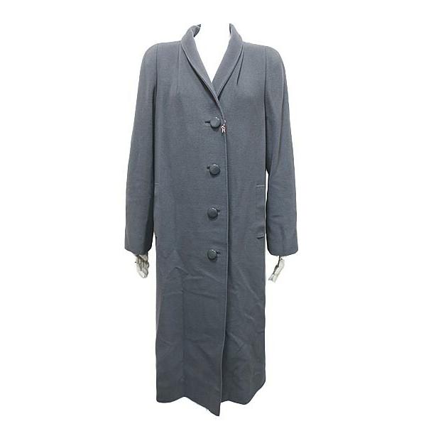 中古】jun ashida ジュンアシダ コート レディース グレー カシミヤ 