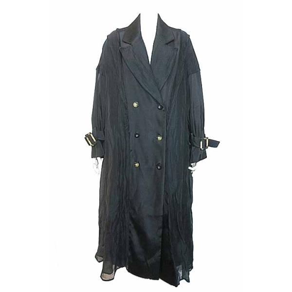 UN3D.（アンスリード） 【中古】UN3D. コート レディース ブラック