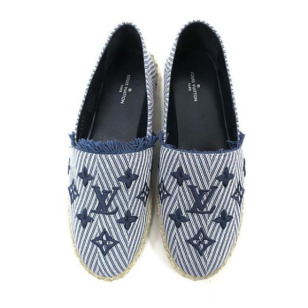 LOUIS VUITTON デニムエスパドリーユ LOUISVUITTON/ルイヴィトン/モノグラムデニム/エスパドリーユ