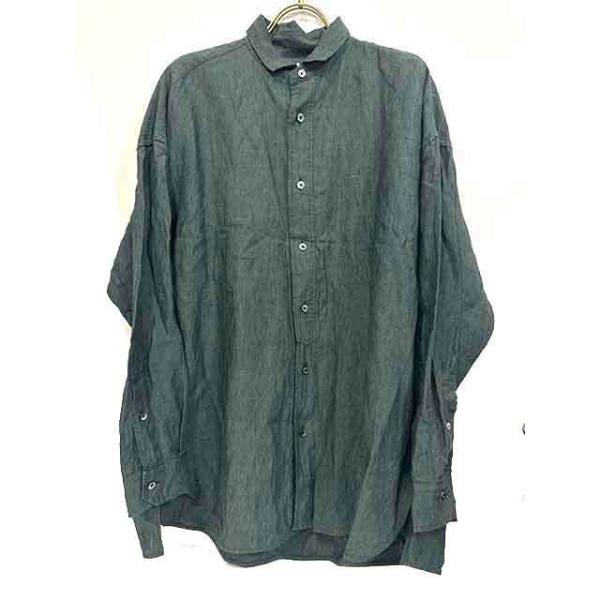 TICCA / リネンスクエアビッグシャツ/0251401402// TICCA 【中古】【美品】TICCA ティッカ トップス リネンスクエアビッグ