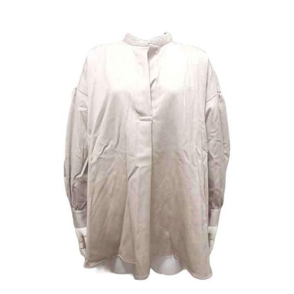 【中古】1er Arrondissement　プルミエ アロンディスモン　ベージュ　日本製　7号　36サイズ　ウールS23＿s-0182-r23 1er Arrondissement 【中古】1er Arrondissement プルミエ