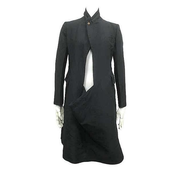 中古】COMMEdesGARCONS コムデギャルソン コート フロントオープン