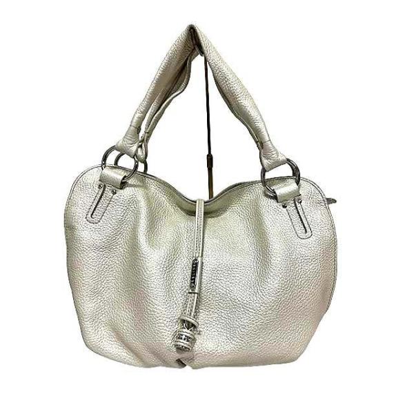 【中古】セリーヌ CELINE ビタースウィート ハンドバッグ バッグ レザー　アイボリー系