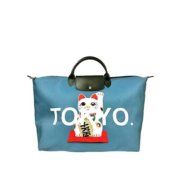 ☆LONGCHAMP限定トートバッグ LONGCHAMP 【中古】【美品】LONGCHAMP ロンシャン バッグ TOKYO