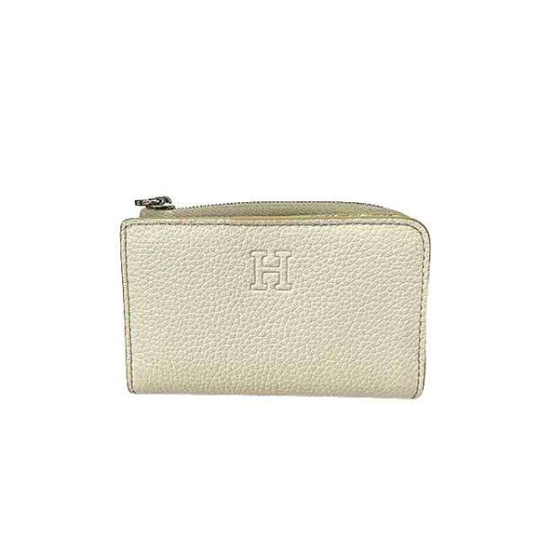 【中古】【美品】【ピウメノ】HIROFU　ヒロフ　ミニ財布 レザー コンパクト ウォレット 本革　定価46200円円