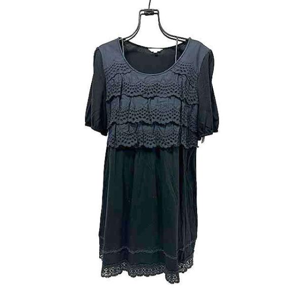 【中古】 TO BE　CHIC　トゥービーシック　半袖カットソー　着丈長め　3サイズ　Lサイズ　春夏