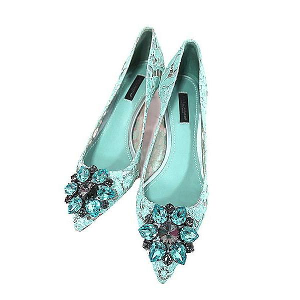 中古】【美品】DOLCE&GABBANA ドルチェアンドガッバーナ 靴 パンプス