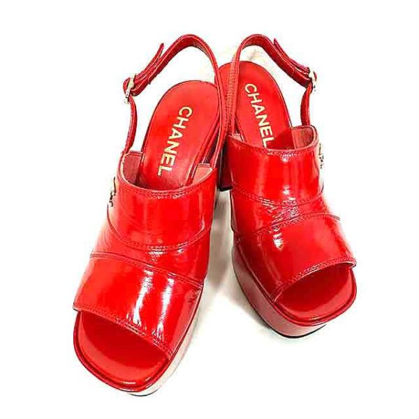CHANEL 【未使用】【新古品】CHANEL シャネル 靴 サンダル 35C CHANEL 【未使用】【新古品】CHANEL シャネル 靴 サンダル 35C