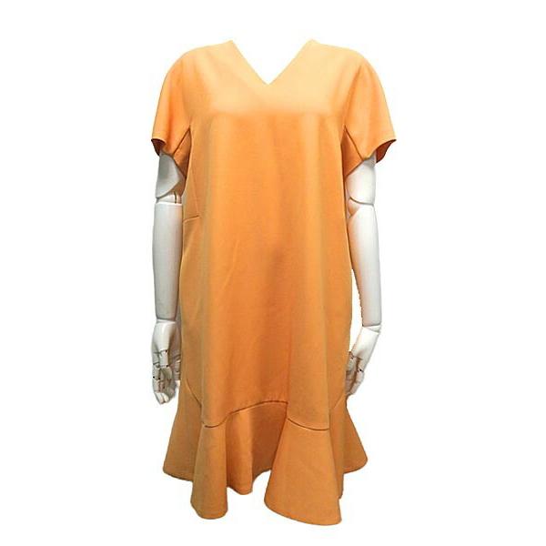 中古】ADORE アドーア ワンピース レディース オレンジ Vネック 春夏 