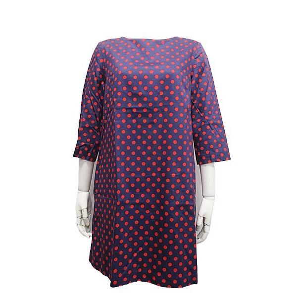 中古】marimekko マリメッコ ワンピース レディ―ス パープル ドット柄  