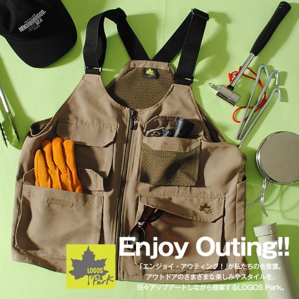 ロゴス パーク ベスト logos park ブランド フィッシングベスト