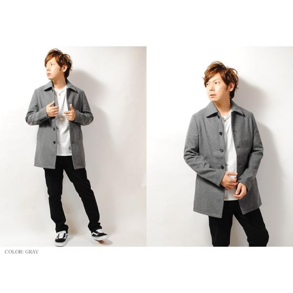 ステンカラーコート メルトンコート ロングコート メンズ ウール コート メンズファッション 冬物 ブラック キャメル グレー アウター メンズ メルトン Buyee Buyee Japanese Proxy Service Buy From Japan Bot Online