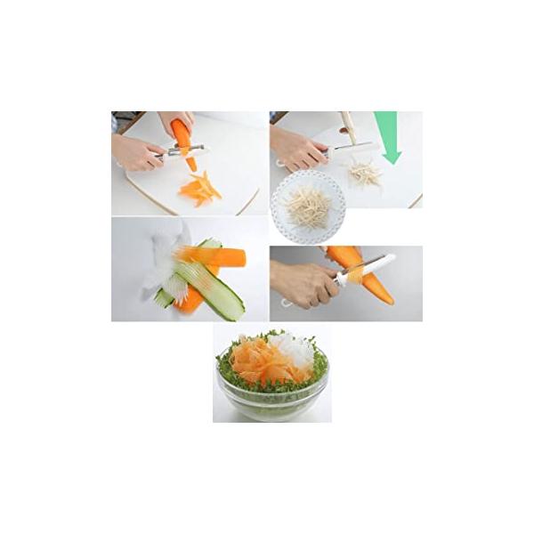 日本製 左右兼用 野菜スライサー ふわふわキャベツピーラー