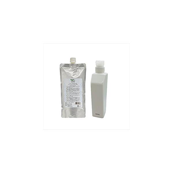 デミ ユント シャンプー ライト 500ml(詰替) + デミ空容器付き 送料無料 BC-T V-2