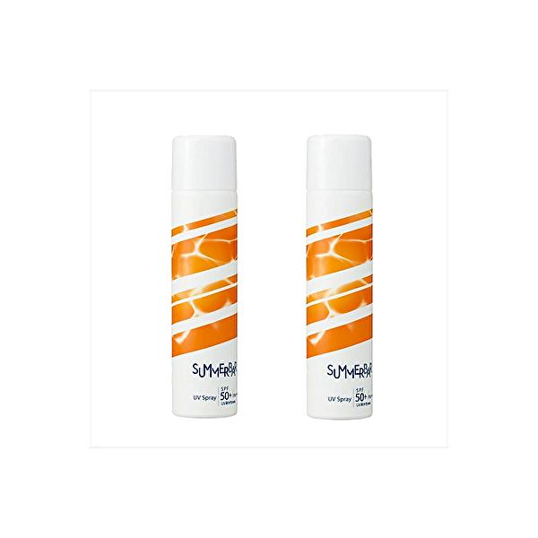 2本セット/デミ サマーバー UVスプレー 80g × 2  SPF50+、PA++++　ヘアケア BC-T Z-2