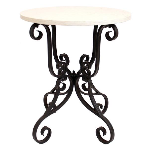 テーブル サイドテーブル アイアン 大理石 Wrought Iron カフェ インテリア 玄関 コンパクト おしゃれ アイアン 新築 改築 送料