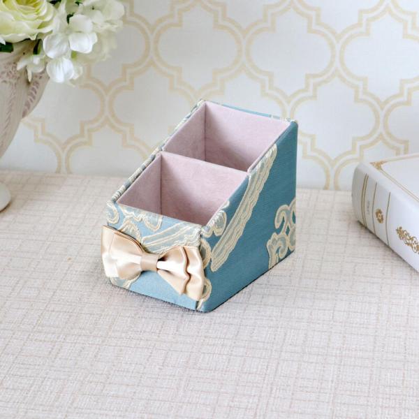 アクアフラワー マルチ収納スタンド 2列ホルダーリボン オペラブルーre Con Imedia Net