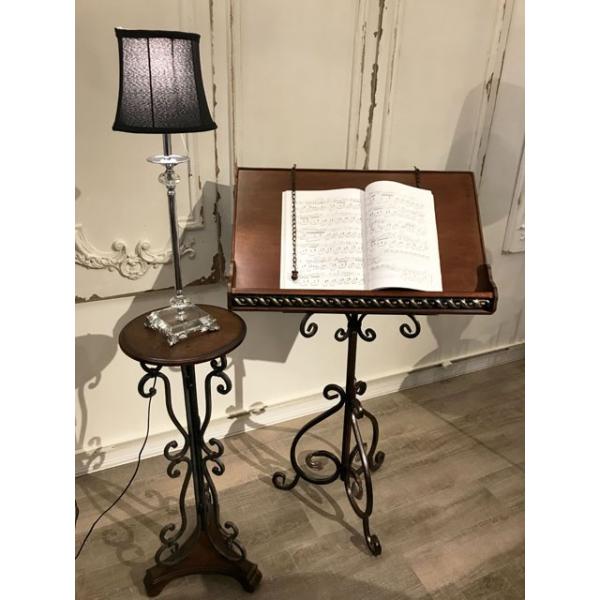 譜面台 メニュー立て 特価品コーナー メニューボード おしゃれ アイアン 木製 料理本立て 飲食店 キッチン インテリア アンティーク エステrefm 676