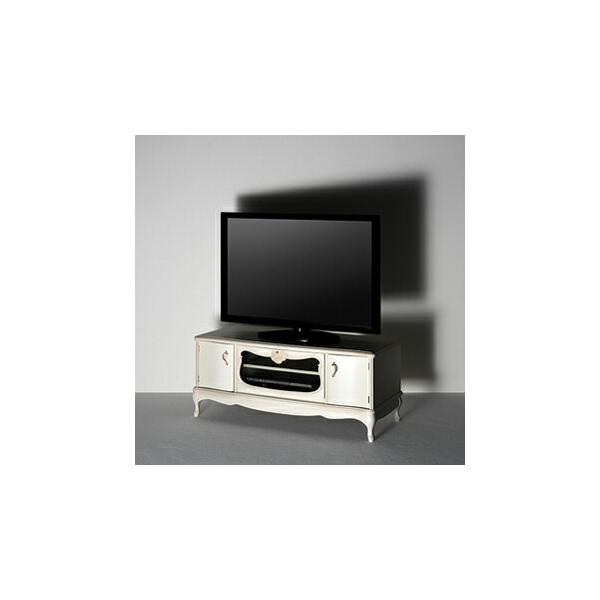 カンティーニュ テレビボード 幅120 アンティーク 120 テレビ台 白 黒 