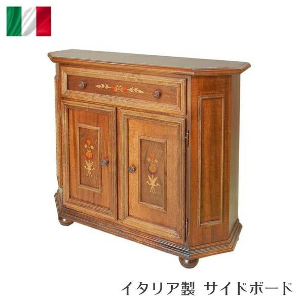イタリア製　象嵌　アンティーク　コーナーキャビネット　サイドボードボード イタリア製 象嵌 アンティーク コーナーキャビネット サイド