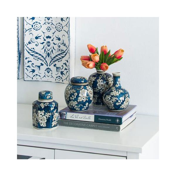 ⭐︎【希少価値大】⭐︎花瓶　和アンティーク小物　レトロ小物 シノワズリ 小瓶 4個セット オリエンタル フラワーベース インテリア