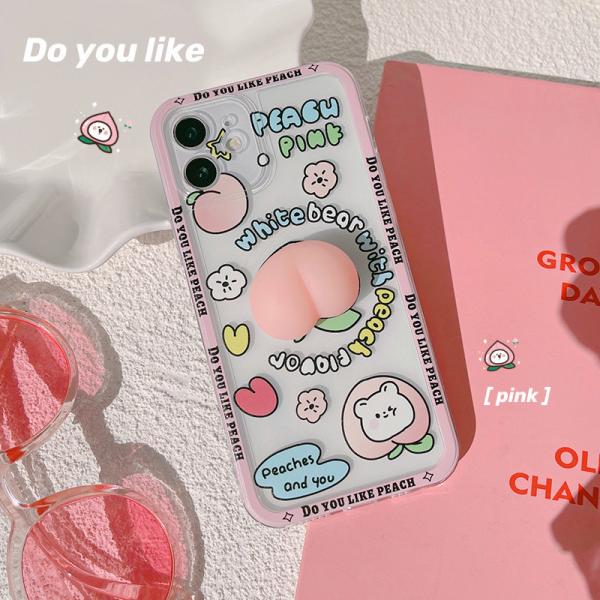 アイフォン 13 ケース Iphone11 Promax ケース Iphone12 Mini ケース Iphone Xs ケース 桃 モモ ピーチ 立体 イラスト 手書き風 韓国風 Pgsjk Re Lim 通販 Yahoo ショッピング