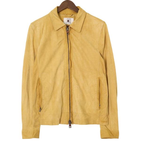 KIRED ジャケット キーレッド KIRED スエード ラムレザー ジャケット ブルゾン ジップ