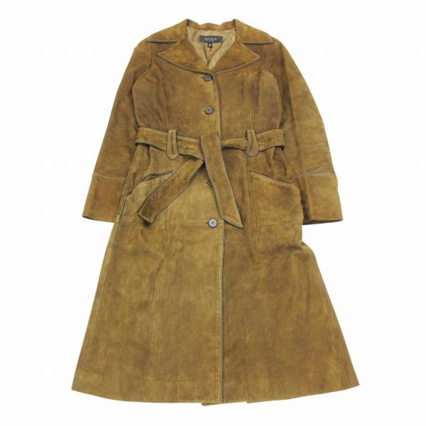 EPOCA（エポカ） KA102-223 羊革 ラムレザー スエード トレンチコート