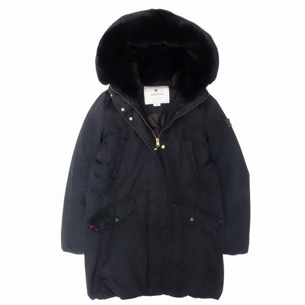 タグ付✨ウールリッチ コクーンパーカー ラビット 2wayダウンコート 黒 WOOLRICH（ウールリッチ） コクーンパーカー ダウン ジャケット コート