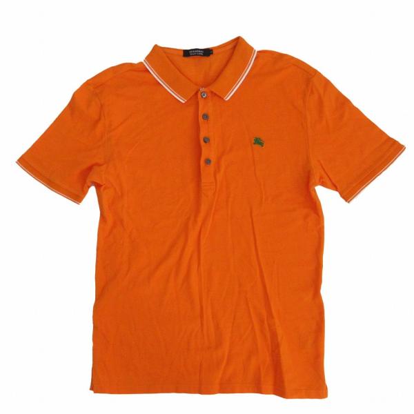 美品✨日本製 バーバリーブラックレーベル ホース刺繍 鹿の子 ポロシャツ　グレー 美品✨日本製 バーバリーブラックレーベル ホース刺繍 鹿の子