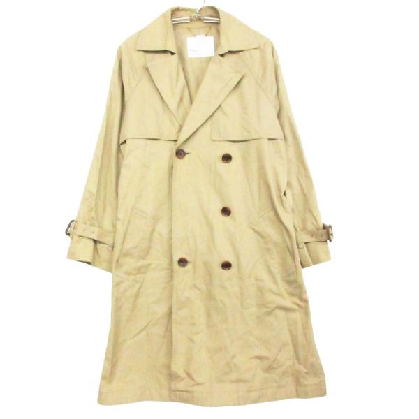 Plage プラージュ トレンチコート アウター コンパクトツイル ベージュ レディース 【中古】