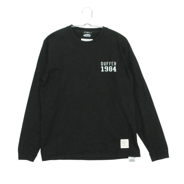 VANS バンズ × DUFFER ダファー 長袖Ｔシャツ カットソー クルーネック トップス ブラック L