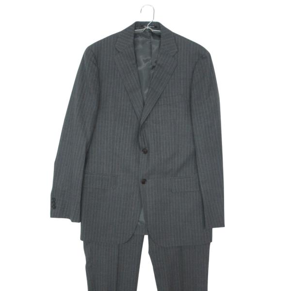 green label relaxing グリーンレーベルリラクシング スーツ STRONA Blue ピンストライプ セットアップ