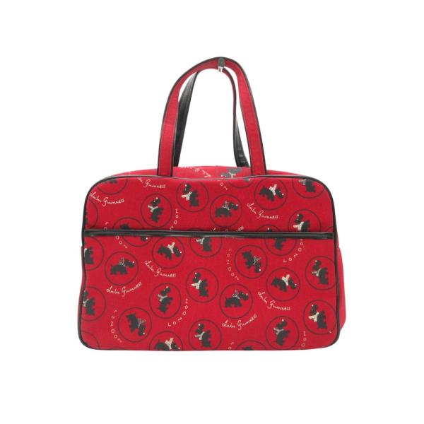 LULU GUINNESS ルル・ギネス ハンドバッグ レッド レディース 【中古】