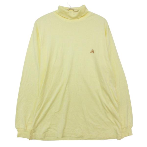 Brooks Brothers ブルックスブラザーズ 長袖Ｔシャツ ロゴ 刺繍 タートルネック コットン